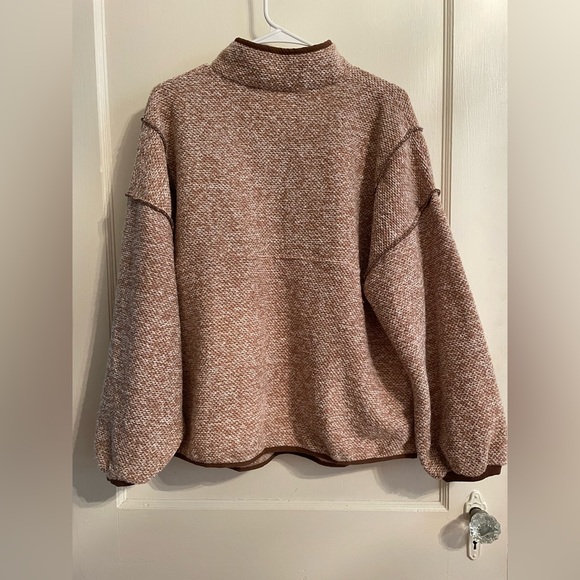 Urban Outfitters Brooke Quarter-Zip Top, Size S - Picture 3 of 10